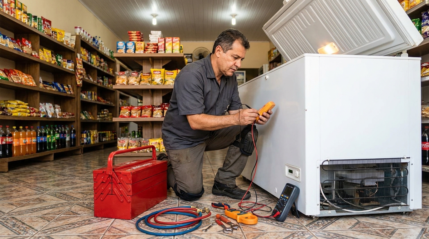 Ajuste de Temperatura do Freezer em Zona Leste‑SP